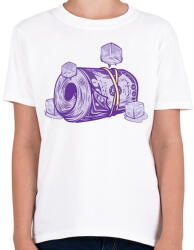printfashion Money - Gyerek póló - Fehér (5183681)