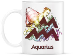printfashion Aquarius színes - Bögre - Fehér (6258915)