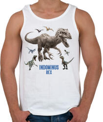 printfashion Indominus Rex - Férfi atléta - Fehér (13542076)