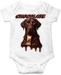 printfashion Csoki labrador - Baba Body - Fehér (15331217)