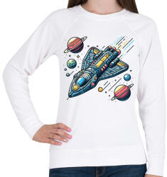 printfashion Ürhajó - Női pulóver - Fehér (15276277)