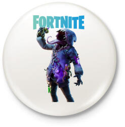 printfashion Big mouth Fortnite - Kitűző, hűtőmágnes - Fehér (3088107)