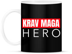 printfashion KRAV MAGA HERO - Bögre - Fekete (9464846)