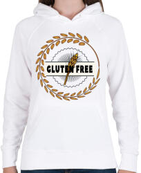 printfashion Glutenfree1 - Női kapucnis pulóver - Fehér (832072)