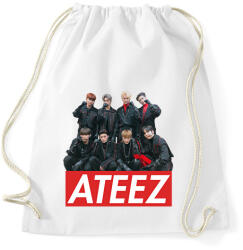 printfashion Ateez Team - Sportzsák, Tornazsák - Fehér (2329265)