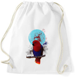 printfashion papagály és kékhold - Sportzsák, Tornazsák - Fehér (1756863)