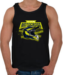 printfashion Motocross sisak - Férfi atléta - Fekete (13735356)