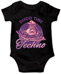 printfashion Disco Time - Techno - Baba Body - Fekete (6583923)