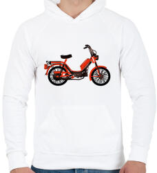 printfashion babetta - Férfi kapucnis pulóver - Fehér (2871283)