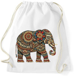 printfashion Elefánt gond art stílusban - Sportzsák, Tornazsák - Fehér (14866129)