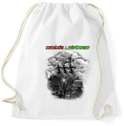 printfashion Dicsőség a Hősöknek! - Sportzsák, Tornazsák - Fehér (536174)