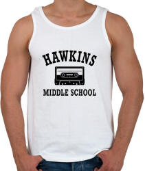 printfashion Hawkins Middle School - Fekete - Férfi atléta - Fehér (1759800)