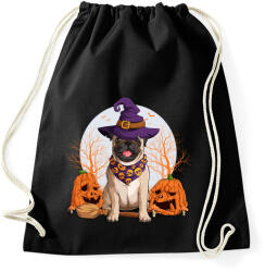 printfashion Mopsz halloween - Sportzsák, Tornazsák - Fekete (5532529)