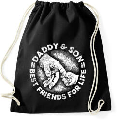 printfashion Apa és fia - örökre barátok - Sportzsák, Tornazsák - Fekete (2375071)