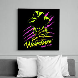printfashion Freddy Krueger - Vászonkép - Fekete (6649691)