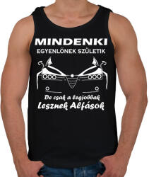 printfashion Alfa Romeo (legjobb) - Férfi atléta - Fekete (7171226)