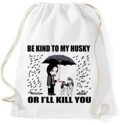 printfashion John Wick Husky - Sportzsák, Tornazsák - Fehér (12567893)