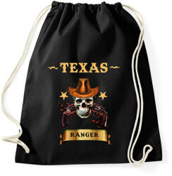 printfashion TEXAS RANGER SKULL - Sportzsák, Tornazsák - Fekete (1559838)