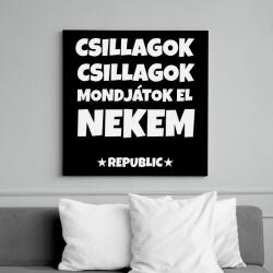 printfashion CSILLAGOK CSILLAGOK - Vászonkép - Fekete (10215734)