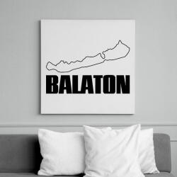 printfashion balaton - Vászonkép - Fehér (7271933)