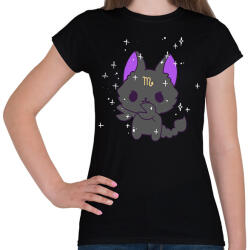 printfashion horoszkóp-SKORPIÓ - Női póló - Fekete (12709431)