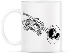 printfashion trombita - Bögre - Fehér (8466048)