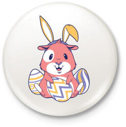 printfashion Tojásvadászat - Kitűző, hűtőmágnes - Fehér (3087911)