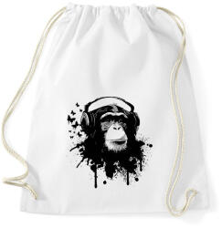 printfashion Music in love - Sportzsák, Tornazsák - Fehér (2437714)