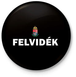 printfashion Felvidék - Kitűző, hűtőmágnes - Fekete (14116378)