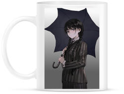 printfashion Wednesday anime - Bögre - Fehér (13035647)