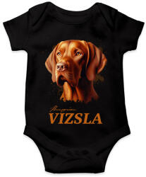 printfashion Magyar Vizsla - Baba Body - Fekete (16141624)