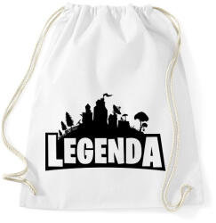 printfashion Legenda - Fortnite Style (Fekete) - Sportzsák, Tornazsák - Fehér (1546469)