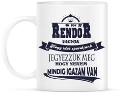printfashion Rendőr Igaza - Bögre - Fehér (933266)