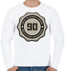 printfashion 90 - Férfi pulóver - Fehér (7142308)