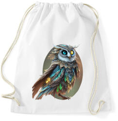 printfashion bagoly1kész - Sportzsák, Tornazsák - Fehér (14867586)
