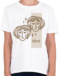 printfashion Ikrek horoszkóp - Gyerek póló - Fehér (6265320)