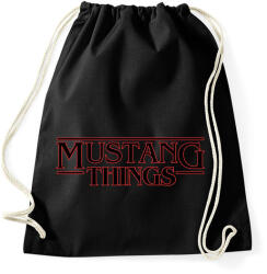 printfashion Mustang Things - Sportzsák, Tornazsák - Fekete (2248635)