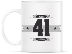 printfashion b-day-41-dark-lightgrey - Bögre - Fehér (790548)