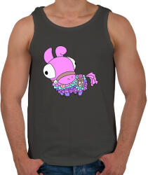 printfashion Fortnite láma pasztell - Férfi atléta - Sötétszürke (14642843)