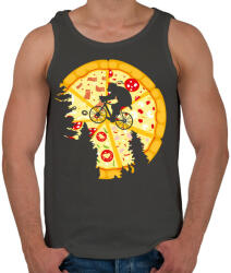 printfashion Pizza hold - Férfi atléta - Sötétszürke (397841)