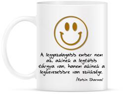 printfashion a leggazdagabb ember - Bögre - Fehér (1931275)