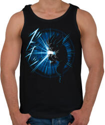printfashion Goku kamehameha vol1 - Férfi atléta - Fekete (945060)