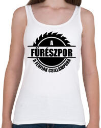 printfashion A fűrészpor - Női atléta - Fehér (9898953)