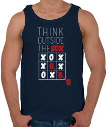 printfashion Gondolkodj. - Férfi atléta - Sötétkék (266533)