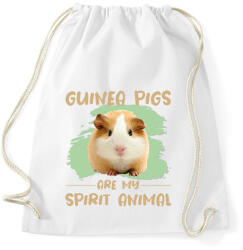 printfashion Guinea pigs are my spirit animal - Sportzsák, Tornazsák - Fehér (7092462)