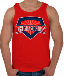 printfashion SUPER CHRISTMAS 2 - Férfi atléta - Piros (10827501)