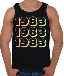 printfashion 1983 - Férfi atléta - Fekete (12735175)