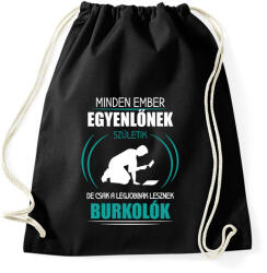 printfashion A legjobbak lesznek burkolók - Sportzsák, Tornazsák - Fekete (14698715)