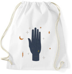 printfashion Varázs kéz - Sportzsák, Tornazsák - Fehér (6280156)