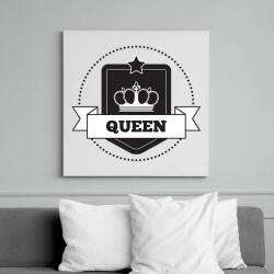 printfashion Queen - Vászonkép - Fehér (6630001)